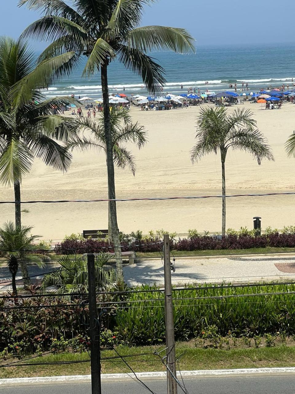 Guilhermina Pe Na Areia Vista Mar Praia Grande  Eksteriør bilde